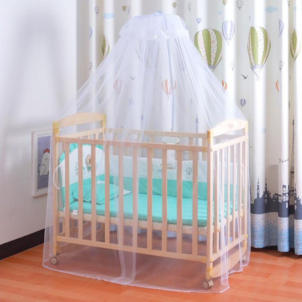 Baby Mosquito Net Universal Crib Floor Mosquito Net Palace Dome Children Mosquito Net Foldable Anti Mosquito Cover With Lace