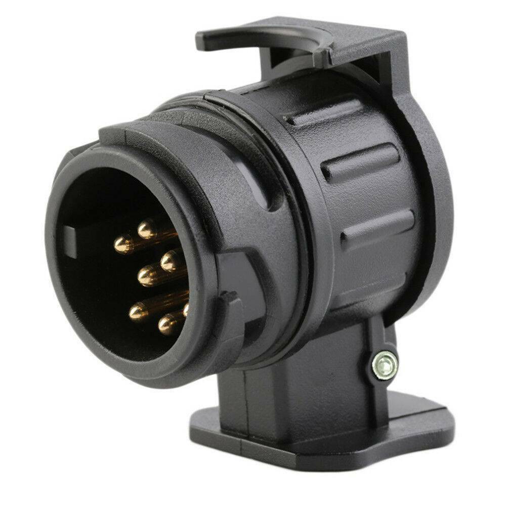 Brand 13 To 7 Pin Plug Adapter Trailer Connector 12V Towbar Towing Waterproof Plugs Socket Adapter Protect Connections A30