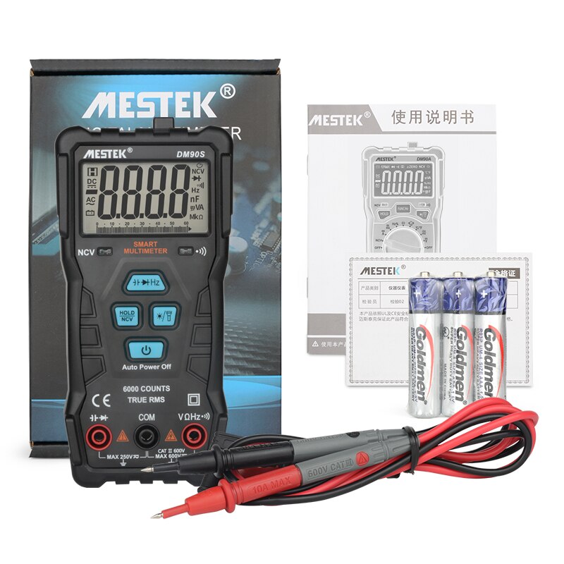 MESTEK DM90S High-speed full intelligent multimete... – Grandado