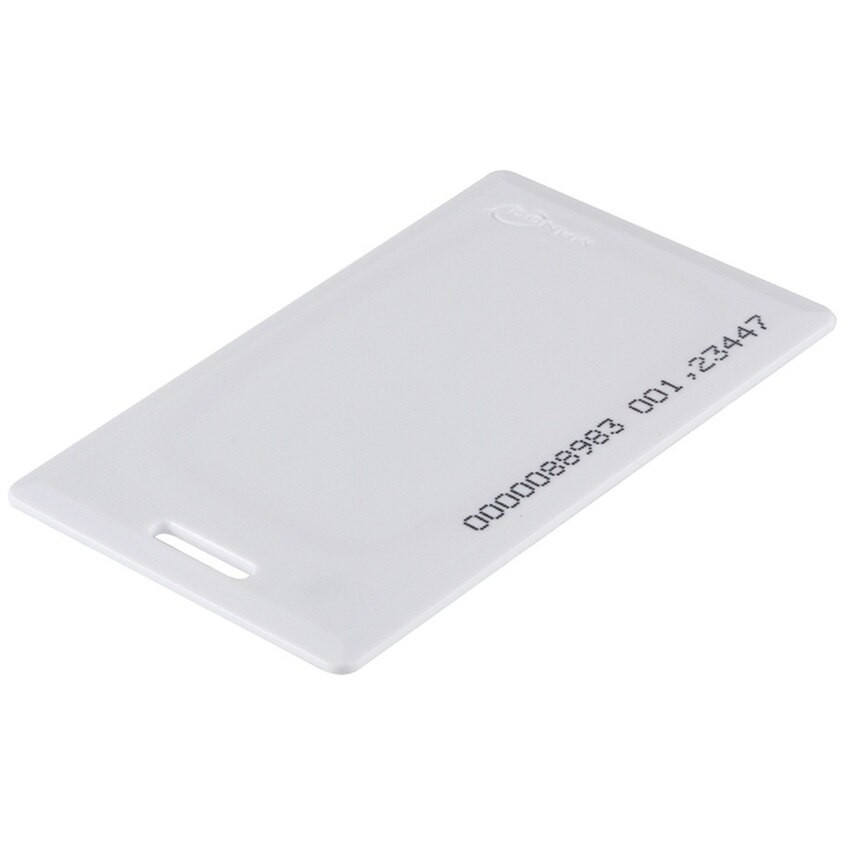 RFID 125KHz Thick card printable Proximity Door Control Entry Access EM Cards 100pc Set (White)