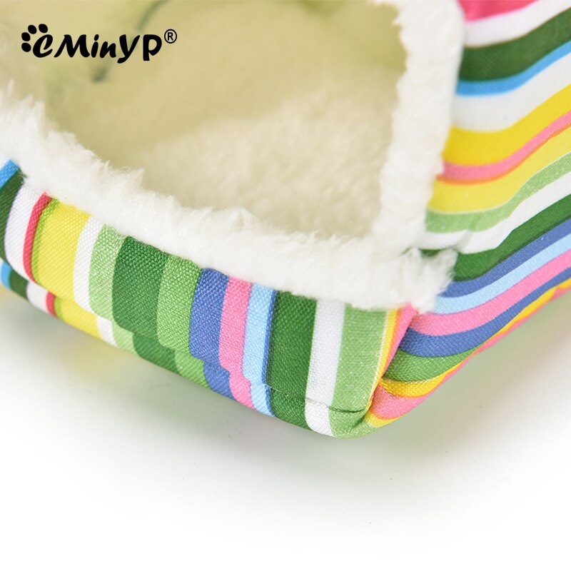 Chomik kapcie dom gniazdo świnka morska jeż wiewiórka zima odporna na zimno ciepła klatka małe zwierzę podkładka termiczna śpiwór pokój