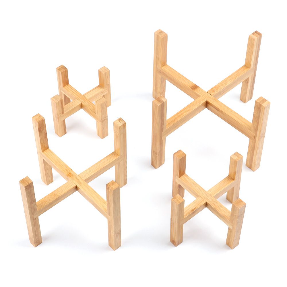 Présentoir de bonsaï en bois, fournitures de jardin d&#39;extérieur, support de Pot de fleurs sur pied, Base de Pot de fleur, décoration de la maison