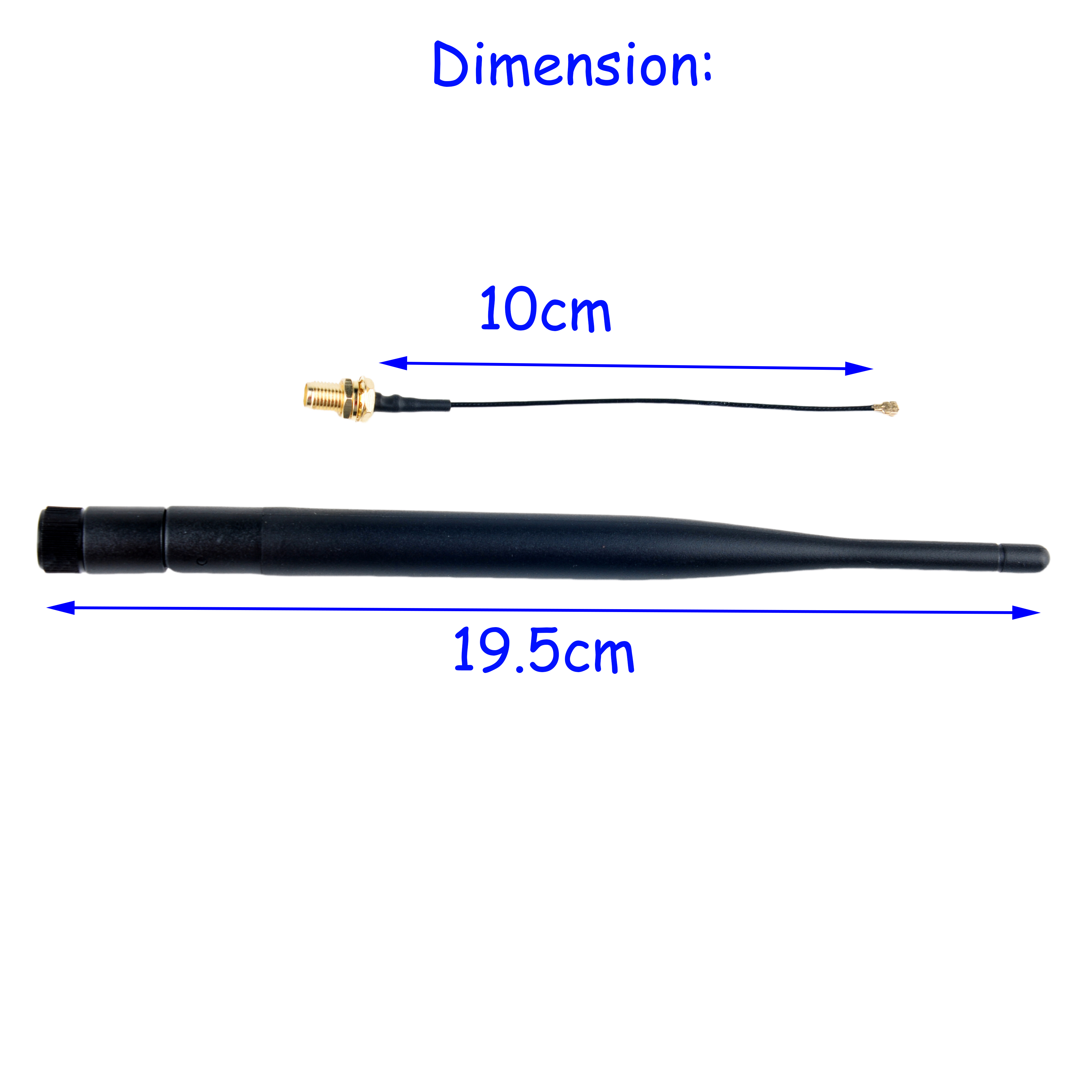 868MHz / 915MHz LoRa Antenna 5DBi SMA Male to U.FL Connector Cable Omni-directional Antenna for Meshtastic Lora Board IoT