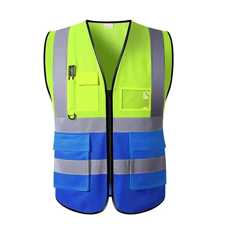 Colete de segurança reflexivo de alta visibilidade, uniforme de trabalho, jaqueta de segurança, roupas reflexas, piloto, geologia do motor, homem