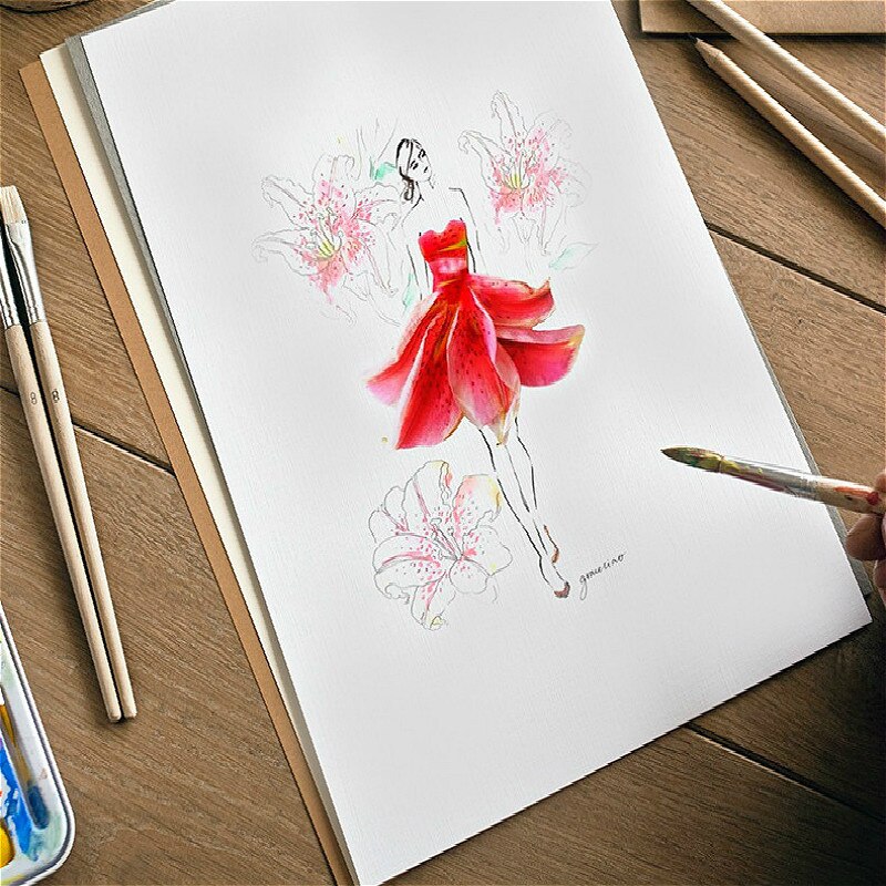 A4 A3 Blank Copy Paper DIY Handmade Production Hard Paper Jam Children&#39;s Drawing Paper Student Art Painting Paper