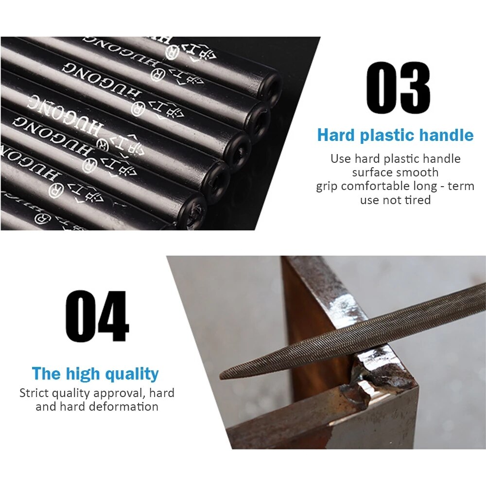 3/5/10 st diamant nål fil set filer reparation verktyg nål fil set för metall glas sten smycken träsnideri hantverk  s8 kca 64