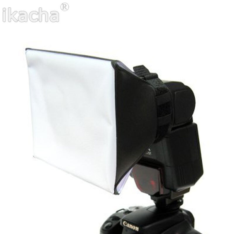 Fotografie Flash Softbox Diffuser Mini Softbox Kit Camera Foto Opvouwbaar Soft Box Flash Voor Canon EOS voor Nikon Speed Licht