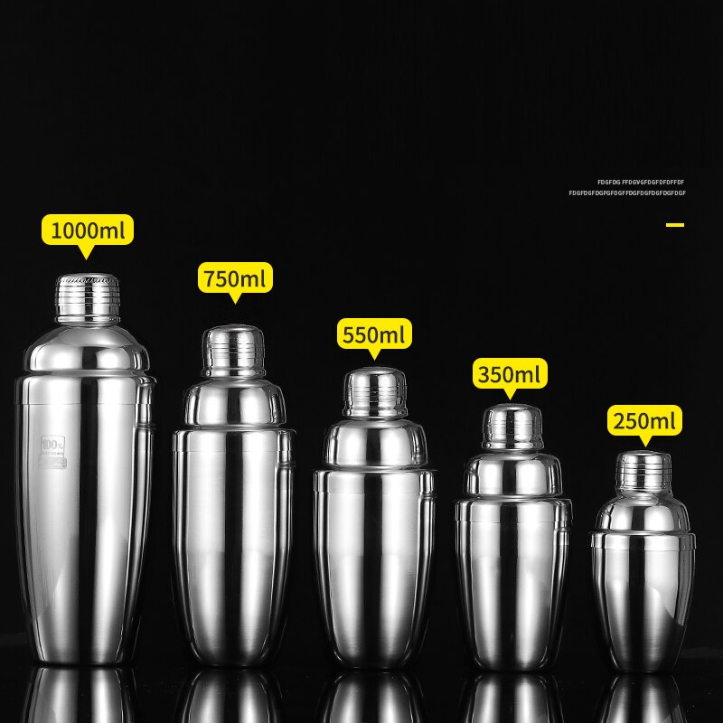 250ml-1000ml Stainless Steel Wine Mixer Cocktail Shaker Bartender Kit Bar Wine Mixing Tools Dispenser For Beverage Bar Tools