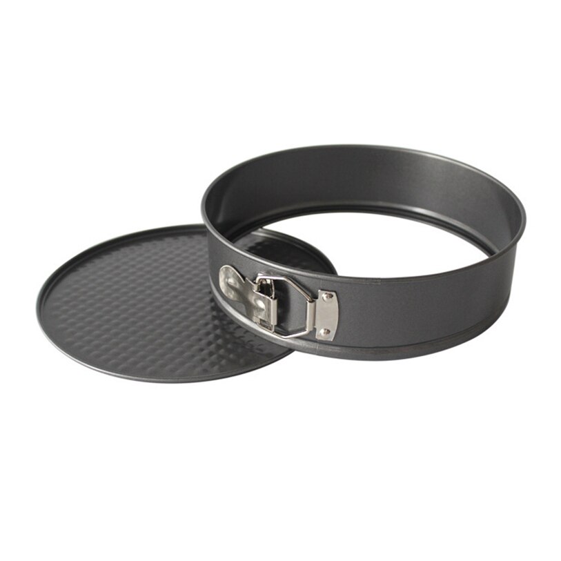Panelas de cozimento antiaderente de aço carbono bolos moldes bandeja de metal redondo bolo assadeira removível fundo bakeware ferramentas de cozimento de bolo