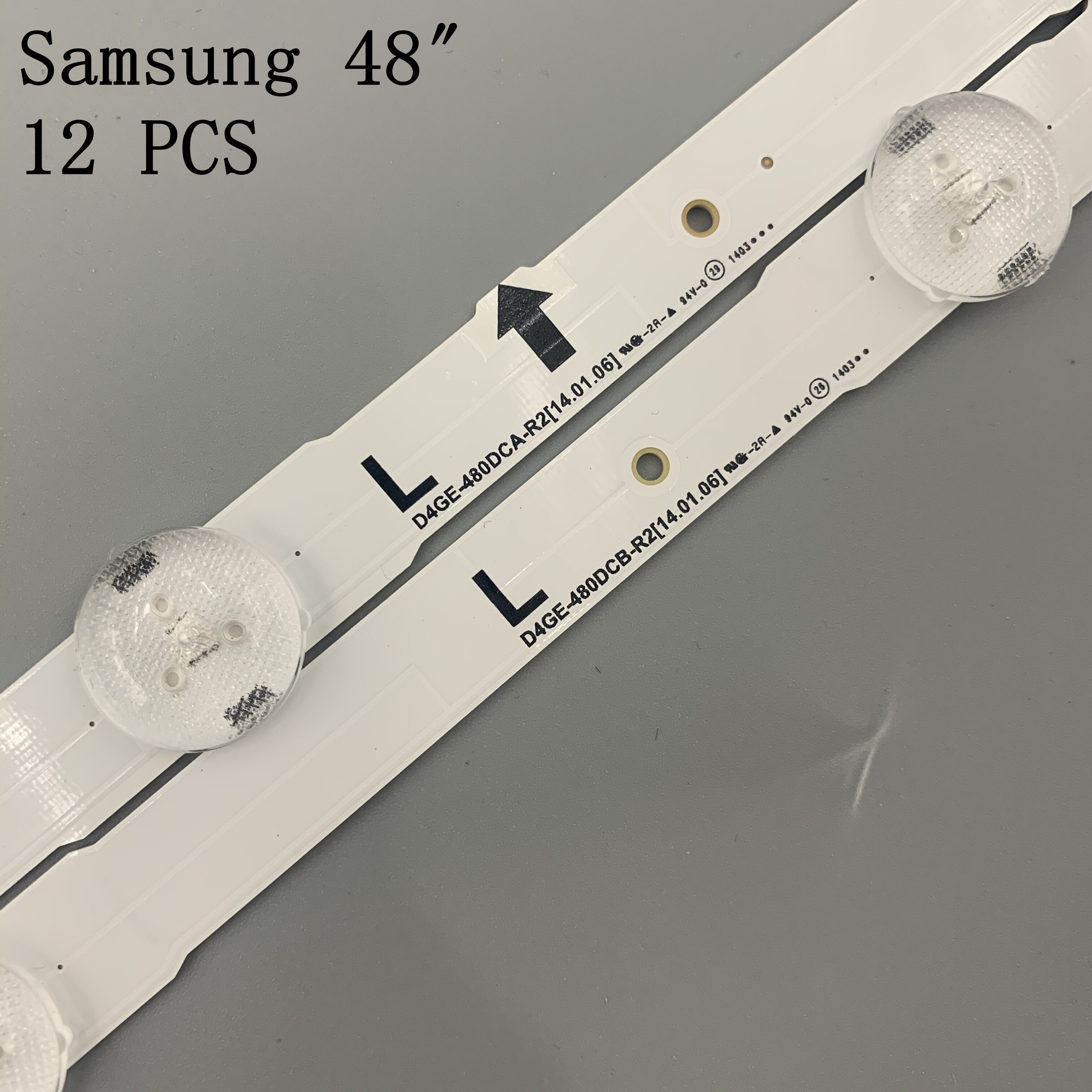 12 Stuks Led Backlight Strip Voor Samsung UE48H6400 UE48H6200AK BN96-30453A 30454A D4GE-480DCA 480DCB-R3 R2 38891A 38892A 30418A