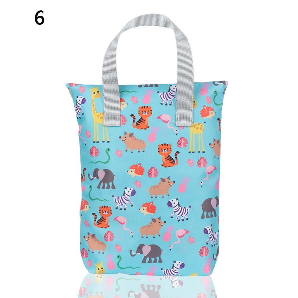 Multifunktions Baby Windel Drucke Nass/Trockenen Tuch Tasche Wiederverwendbare Wasserdicht Mumie Lagerung Tasche Reise Windel Veranstalter: 6