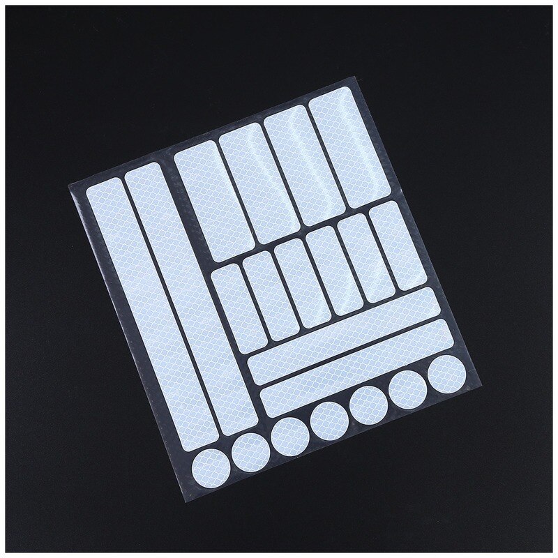 21*23cm Bike Safety Reflective Stickers for Motorcycle Bicycle Reflective Decor Tape Cycling Warning Stickers
