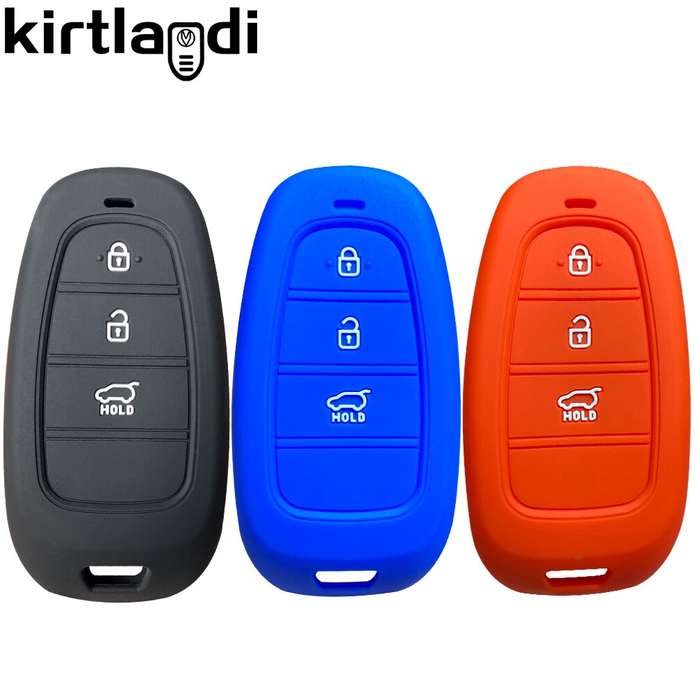 Silicone Car Key Cover Shell Wallet For Hyundai Sonata Tucson NX4 Santa Fe Case Key Fobs Remote Holder Keychain 2022