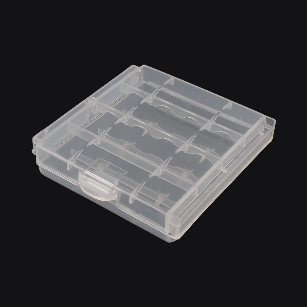 Draagbare Plastic Opbergdoos Geval Houder Voor 4X18650 Batterij Case Houder Veilig Droog Praktische Duurzaam Doos Voor 18650 batterij