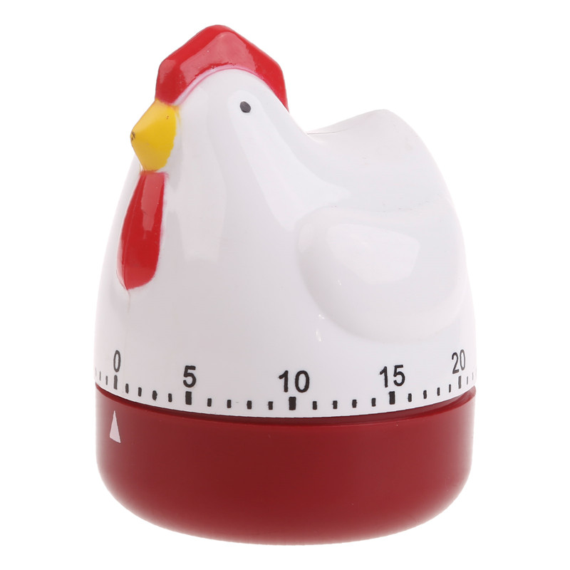 Leuke kip vorm keuken kooktimer mechanische aftelklok alarm herinnering tool home decor kookgereedschap