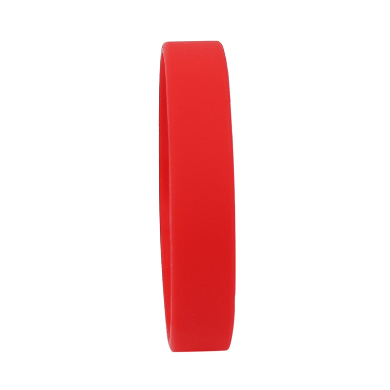Rise -5x silikon-gummi-elastik-armband, armband, armreif, rot