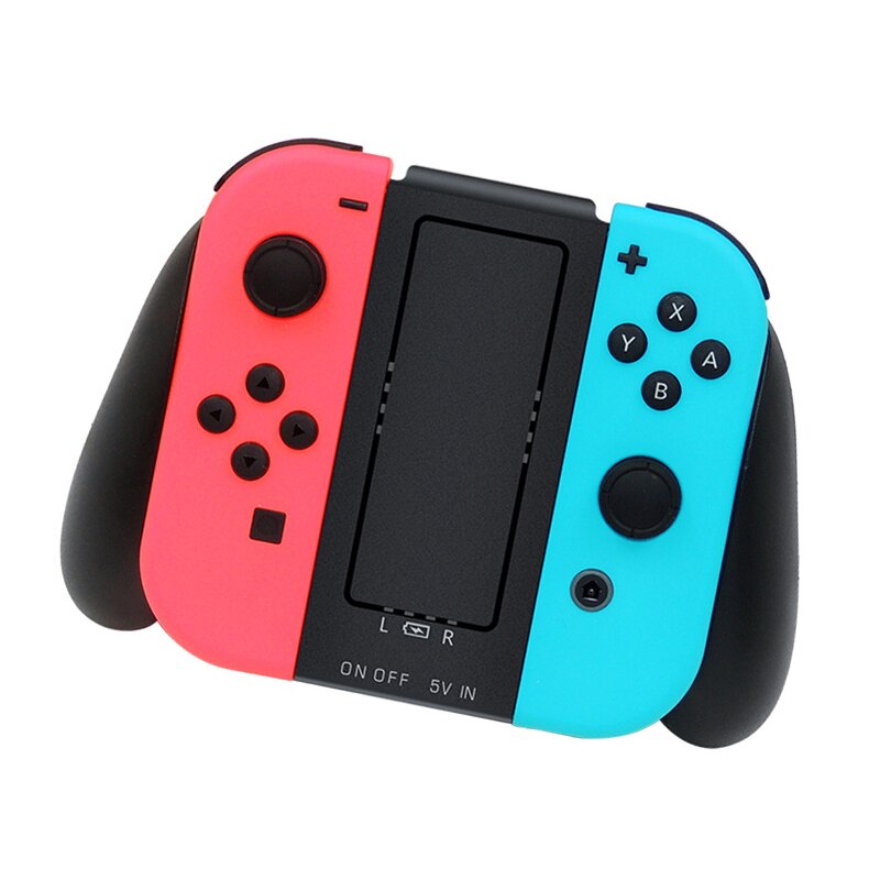 Handgreep, oplaadstation, oplader, oplaadbare standaard voor nintendo switch joy-con ns, handgreep, controller, oplader