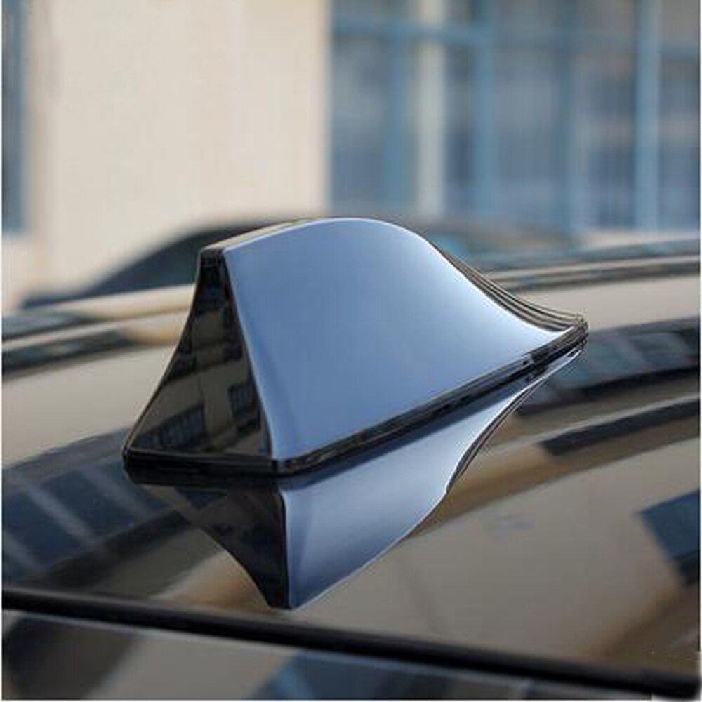 Antena tipo aleta de tiburón de coche con antena de señal de radio en blanco, pegatina 3M para nissan juke qashqai x-trail tiida almera note, accesorios