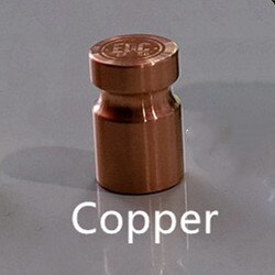 Autocollants muraux en pierre d'aspiration, titane et cuivre, forte force magnétique sans perforation sans marques, charge verticale fixe d'environ 1kg: Copper