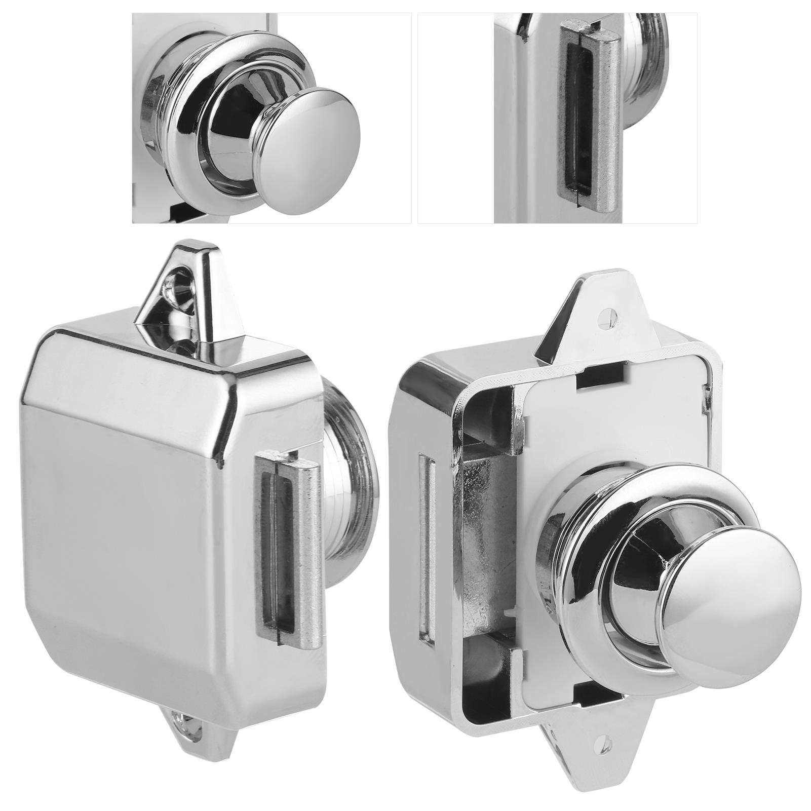 Drukknopslot Kast Lade Klink Meubelbeslag voor boot RV Camper Auto voor caravan Zinklegering voor boot Kastslot