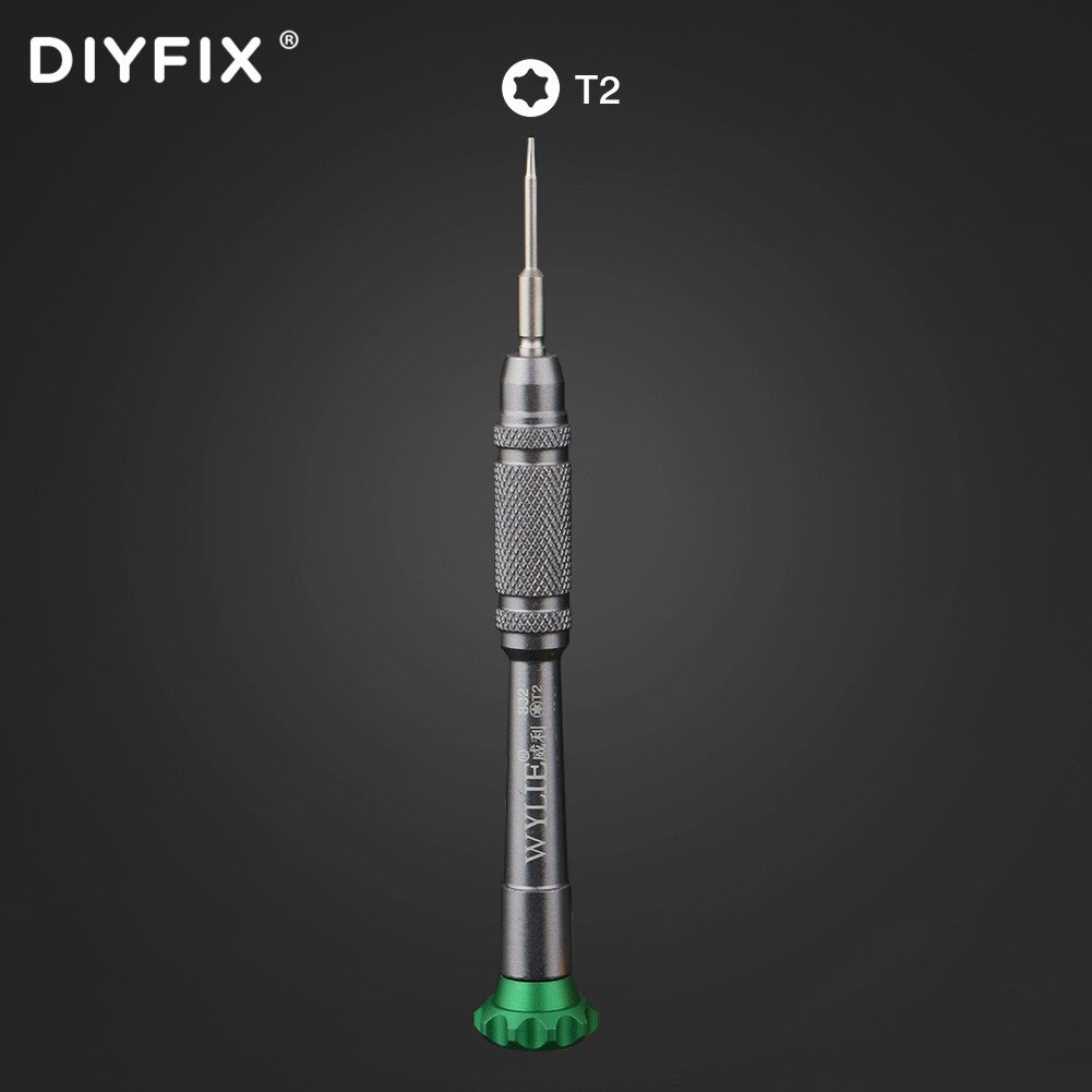 DIYFIX 6 in1 Precision Screwdriver Set For iPhone 11/ 12 Series Mobile Phone Computer Repair Disassembly Bolt Screwdriver: T2