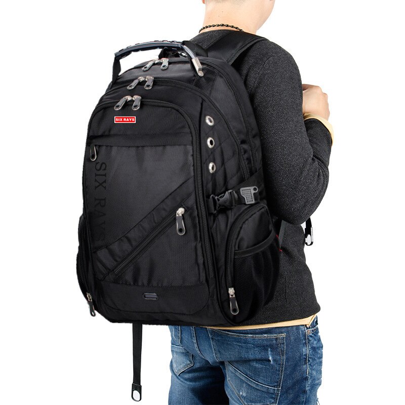 Bolsa de viaje para hombre, mochila suiza de poliéster, impermeable, antirrobo, para ordenador portátil, de , , 2022