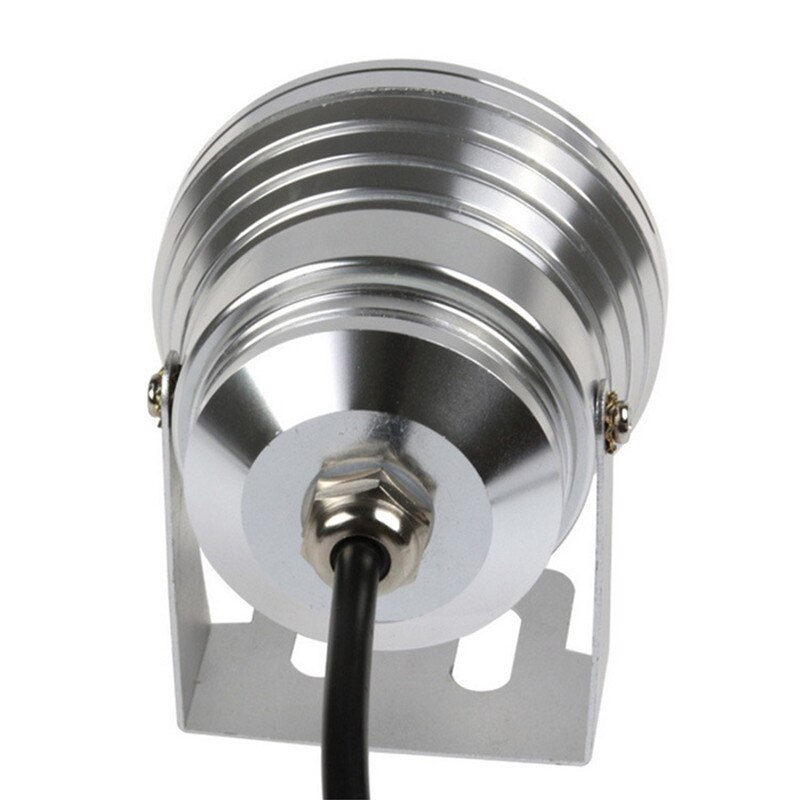 RGB Silver LED Underwater Flood Light IP67 Water-resistant Landscape Fountain Lamp Underwater Spotlight Waterfall 10W DC12V