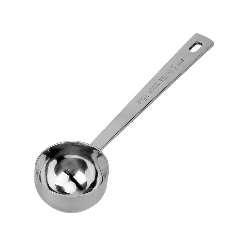 15ML/30ML Coffee Scoop Thicken Stainless Steel Tablespoon Measuring Spoons Tablespoon Tea Spoon for Fruit Powder Dried Milk: 30ML