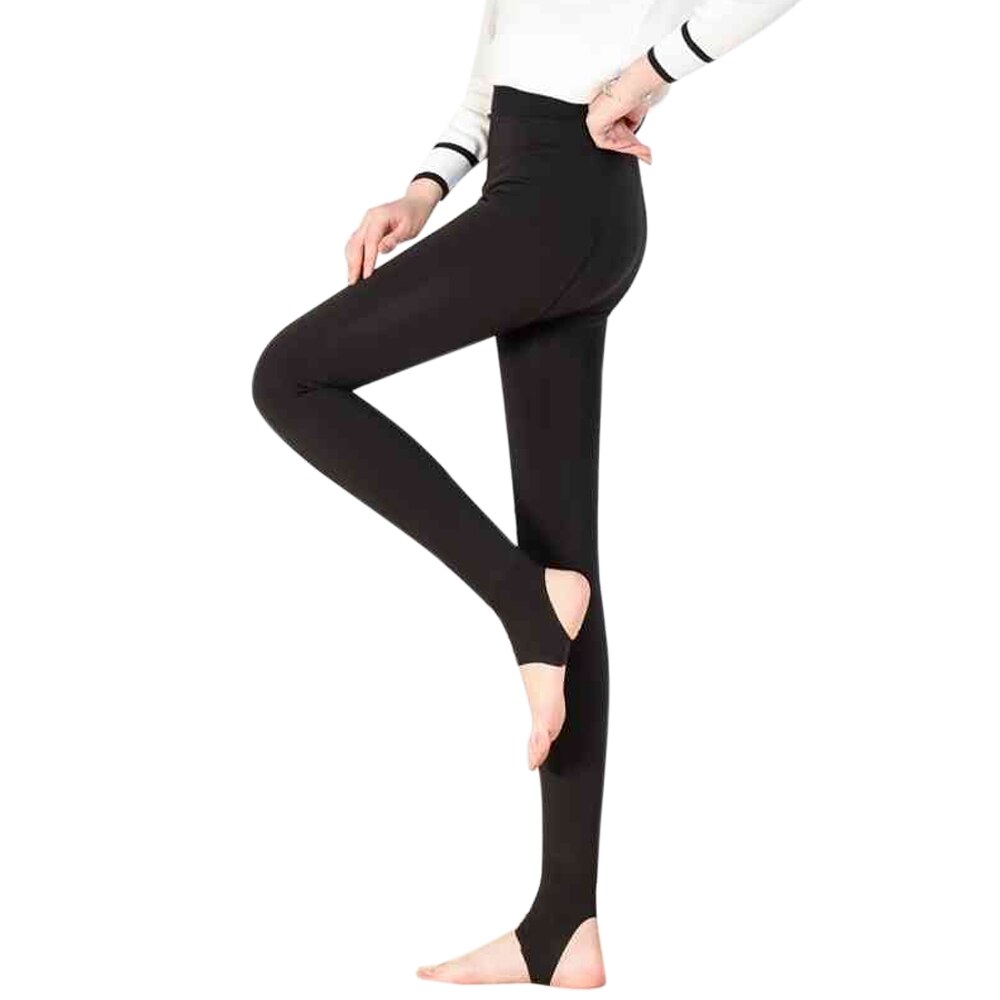 Loozykit Herfst Winter Vrouw Dikke Warme Leggings Candy Kleur Houtskool Stretch Fleece Broek Vertrappen Voeten Leggings: 9