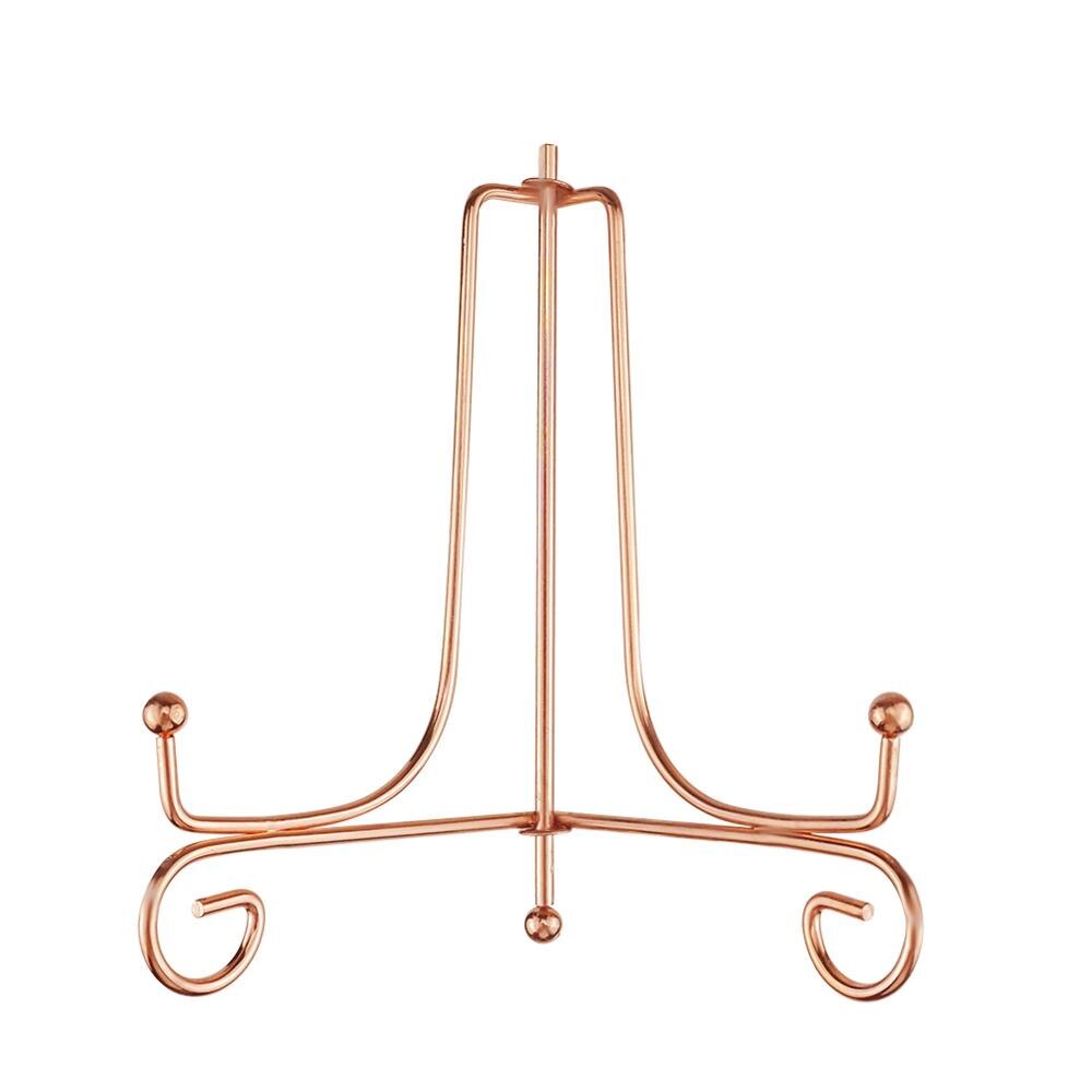 Iron Display Stand Gold Ijzeren Ezel Plaat Display Photo Holder Stand, Displays Foto Frames, Kookboeken, Decoratieve Platen