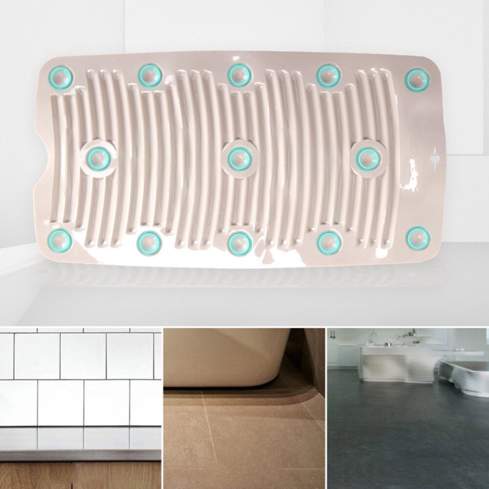 Beige Silicone Mini Washboard Portable Bathroom Soft Plastic Laundry Washing Board Wasbord Multifunction