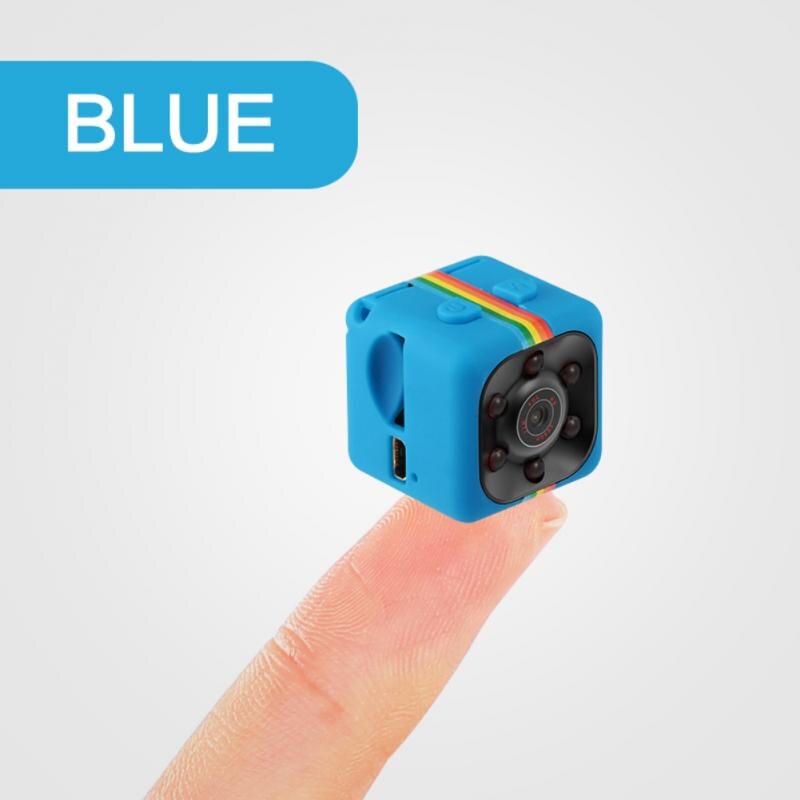 1080/960/720P Camera Mini Camcorders Night Vision Sensor Dashcam USB Chargeable Camera With Microphone For DV DVR: Blue / 1080P