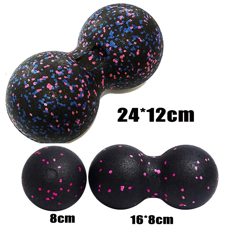 Fitness Ball Set High Density EPP Firm Peanut Massage Balls Lightweight for Myofascial Release Deep Tissue Therapy: 3pcs ball set 2