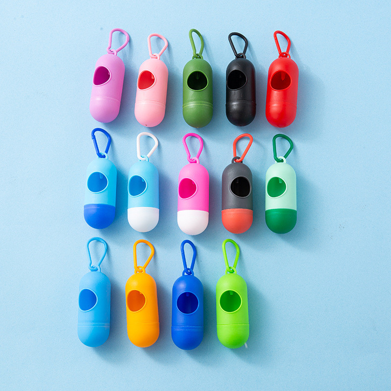 Dog Poop Bag Dispenser, suporte de lixo, produtos para cães, dispensadores práticos, suprimentos de limpeza de lixo