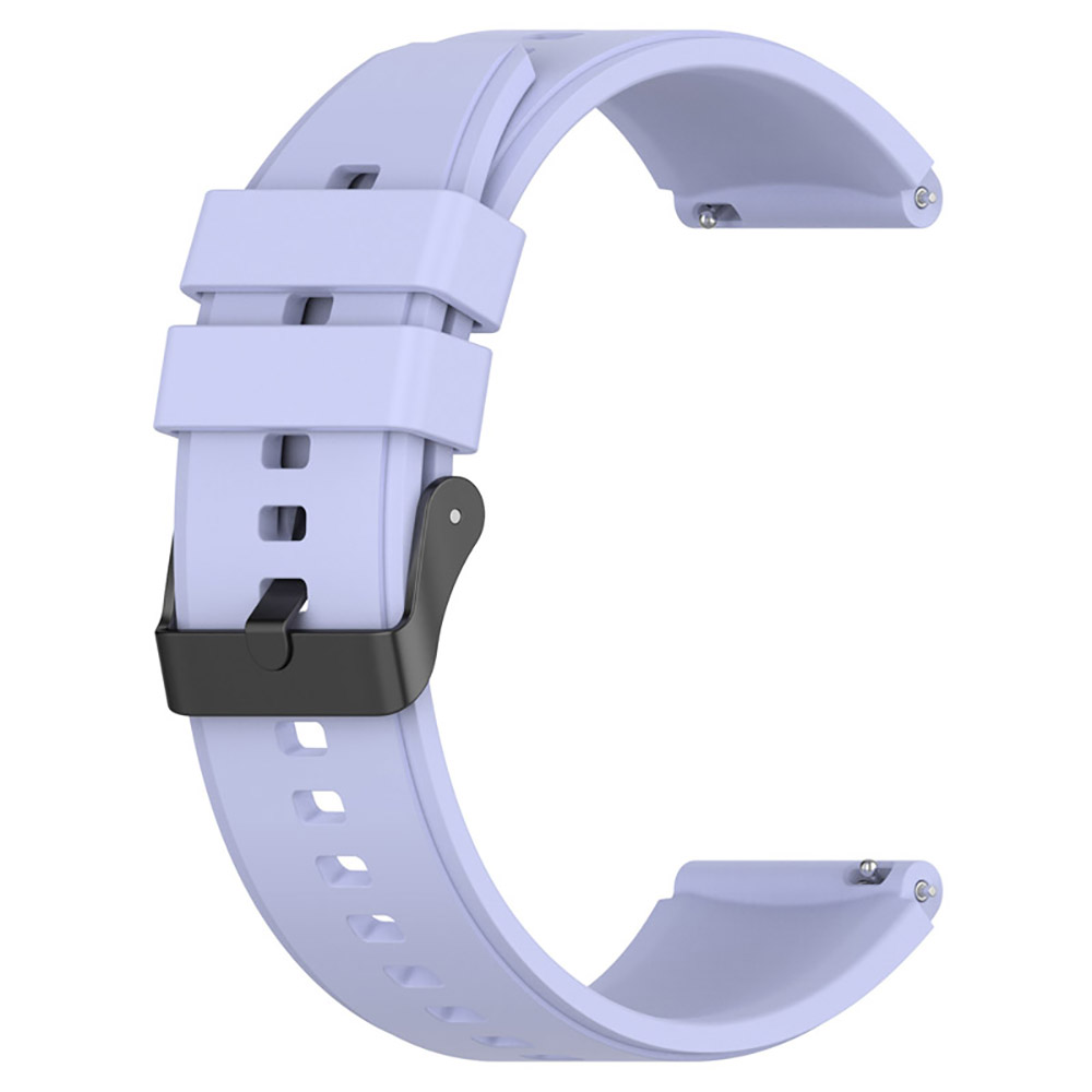 Silikonereim til Amazfit GTR 42mm - Erstatningsarmbånd 20mm: Rosegrønn / 19mm