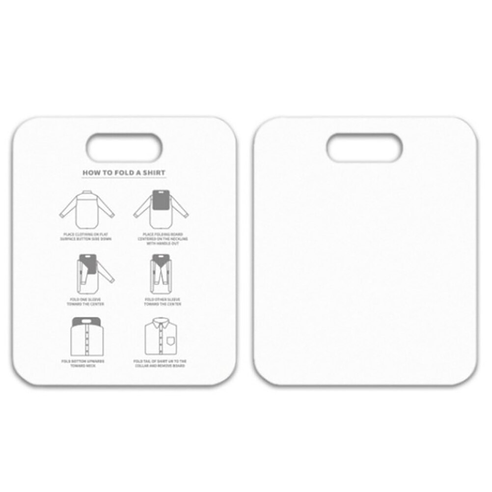 T-Shirts Laundry Folder Organizer Fast Clothes Folding Board Laundry Fold Board For Home Storage Clothes Folding Board: White