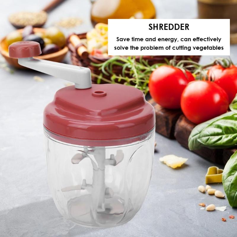 Multi-functional Manual Food Chopper Meat Mincer Kitchen Gadgets Food Processor Machine Vegetable Fruit Cutter Shredder Crusher