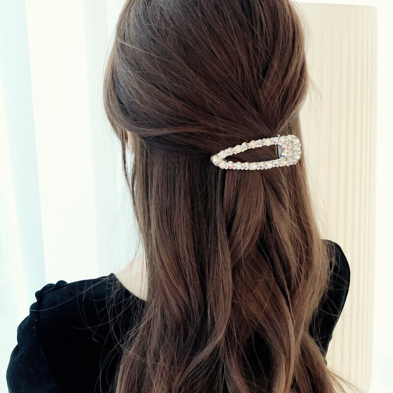 Korean Pearl Hair Clip for Women Barrette Hair Pins Barrettes Jewelry BB Hair Clips for Girls Styling Accessories