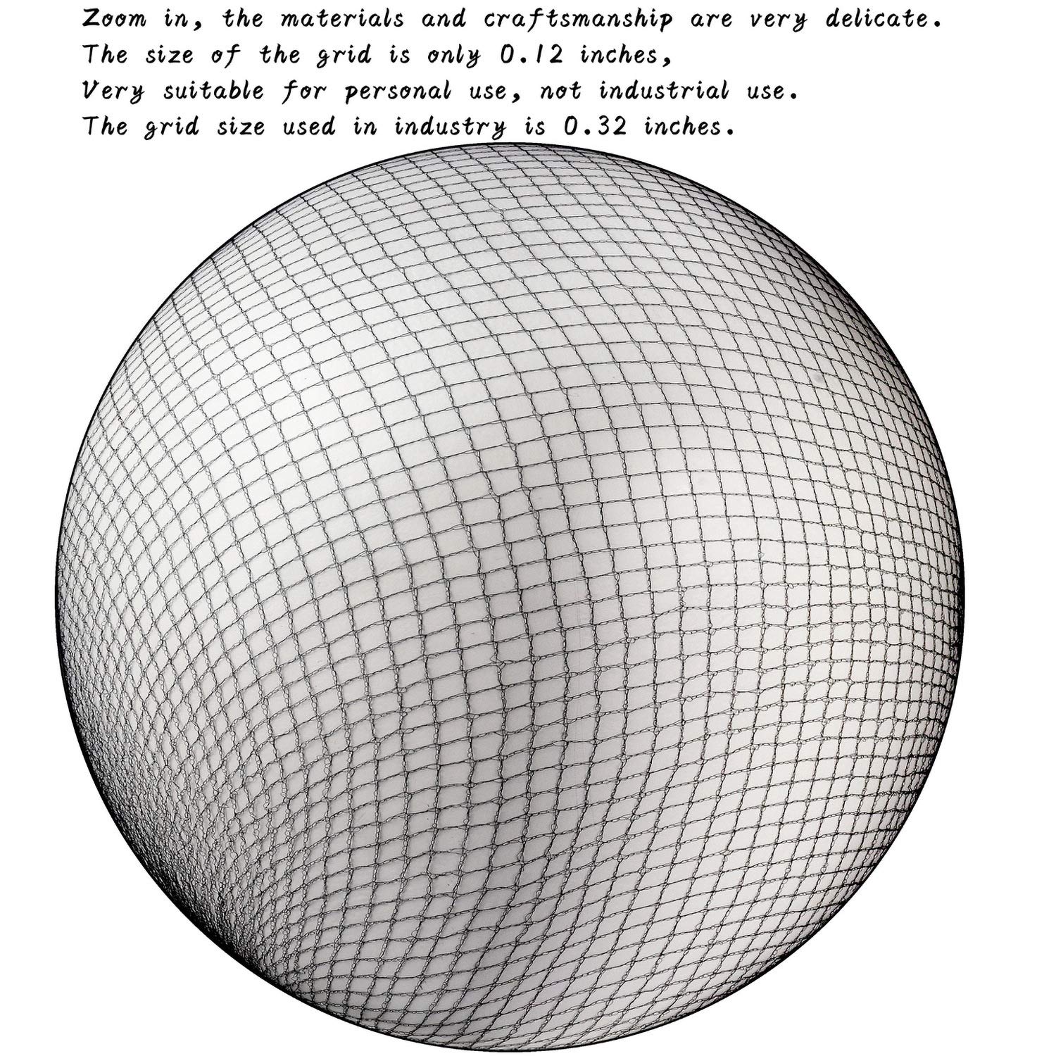 Red para el cabello 50 piezas, redes para el cabello de 24 pulgadas, malla elástica invisible para servicio de comida, moño de ballet, dormir, mujeres y peluca