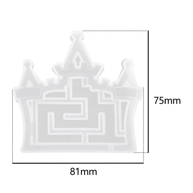 Quicksand Maze Silicone Mold Shaker Molds Milk Bottle Heart Shape UV Epoxy Resin Mold Heart Keychain Pendant Craft Jewelry Tools: 3