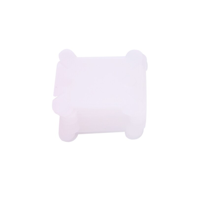 100Pcs Embroidery Floss Craft Thread Bobbin Cross Stitch Storage Holder Plastic: Transparent