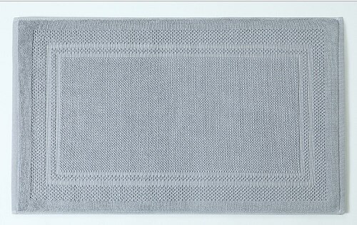LYN&GY 100% Cotton Lxuray Geometric Plaid Hotel Bathroom Foot Towel Door Bathmat Machine Washable 45x75cmx380grams Bathroom mat: G