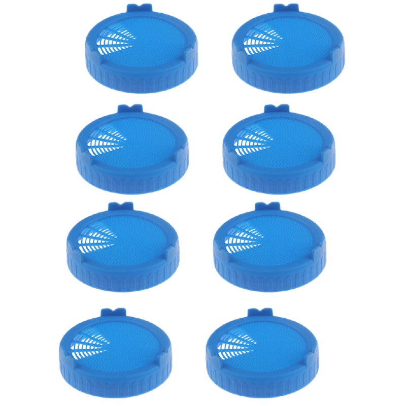 8Pcs Sprouting Lids Vegetable Growing Germination Mesh Sprout Cover Sealing Supplies
