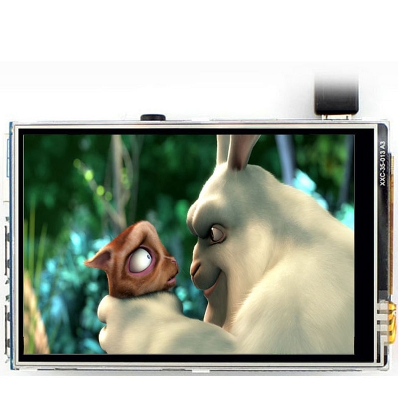 Waveshare 3.5Inch RPi LCD (A) Resistive Touch Screen TFT Display for Raspberry Pi 320x480 High Resolution SPI Interface