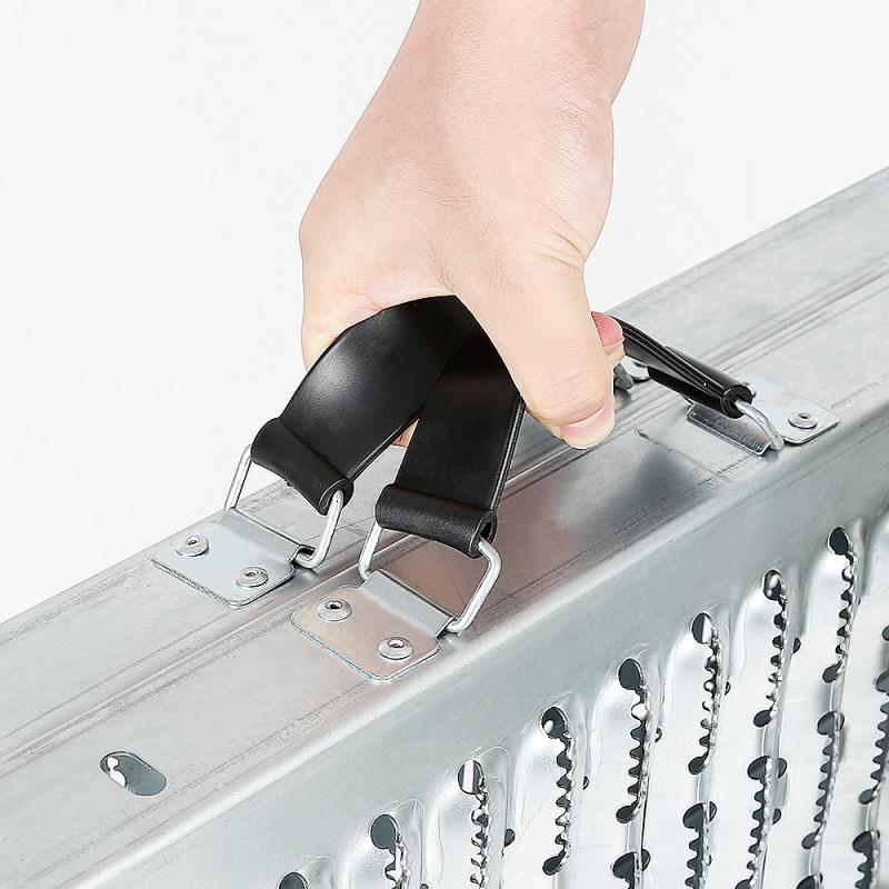 400kg 1 Pair Trailer Couplings Perforated Non-slip Loading And Unloading Ramp Steel Trailer Couplings & Accessories HWC