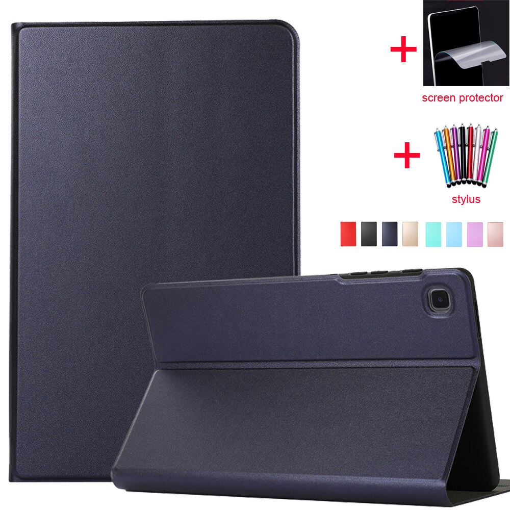 Stand Abdeckung Fall Für Samsung Galaxy Tab A7 Lite 8,7 Fall Flip Tablet Case + screen protector + stylus