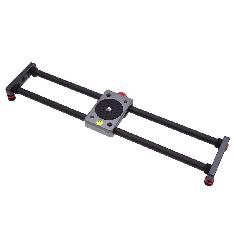 Deslizador de cámara de 40CM de fibra de carbono ajustable Dolly Track Slider riel estabilizador de vídeo para cámara DSLR fotografía y vídeo R25: Default Title