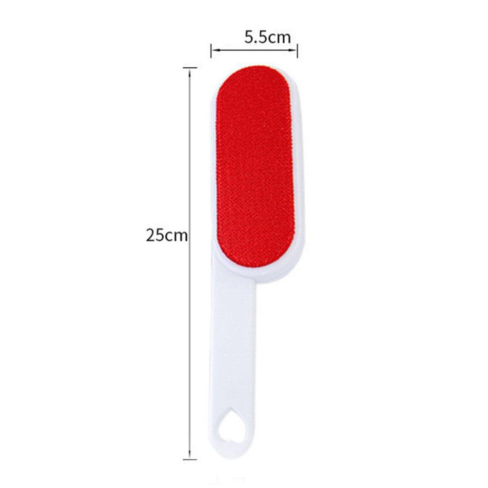 Removedor de cabelo escovas reutilizáveis sofá roupas escova de limpeza dupla face fiapos furando poeira móveis ferramenta de rolo de limpeza: 25x5.5cm