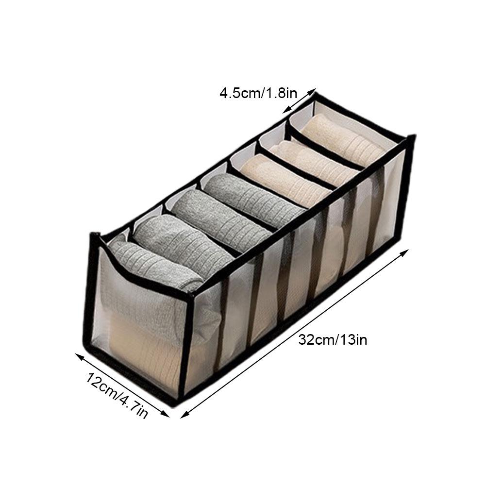 Foldable Drawer Organizers for Underwear, Socks, Bras - Closet Storage Boxes & Dividers