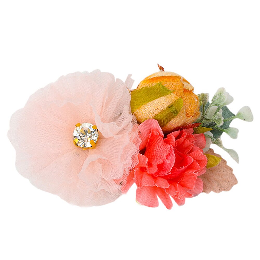 Baby Cute Artificial Floral Hair Clips Rose Pearl Hairpins For Girls Kids Hairgrips Hair Accessories Girls: 7